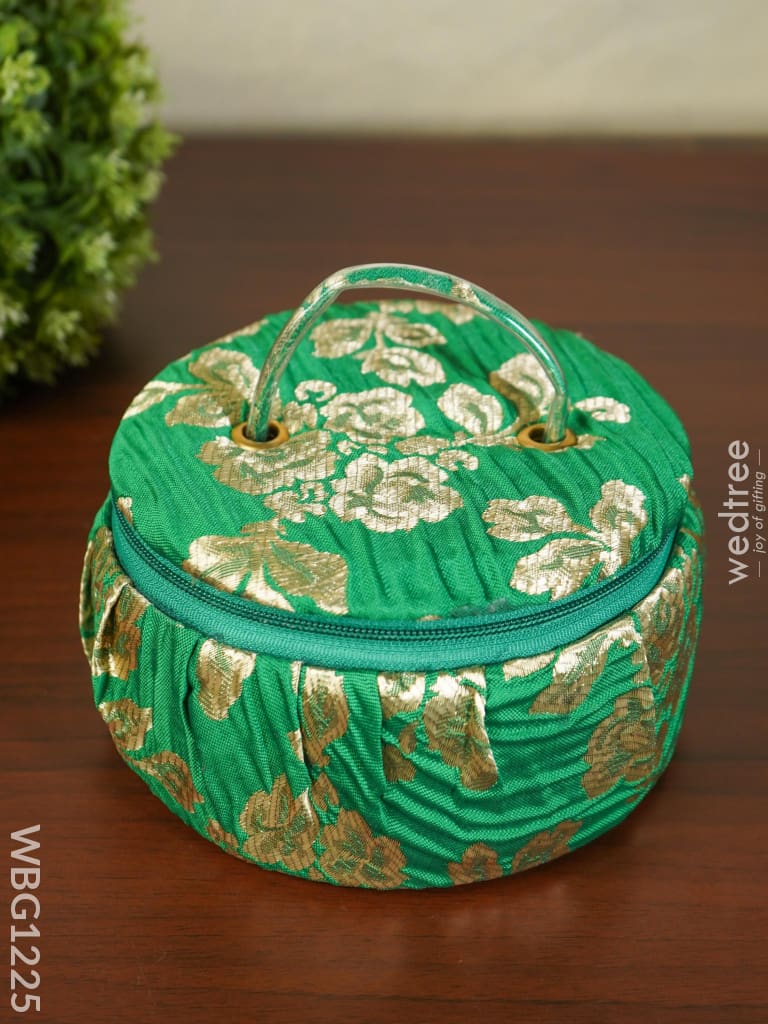 Floral Design Bangle Box With Handle - 6.5 Inch Wbg1225 Jewellery Holders