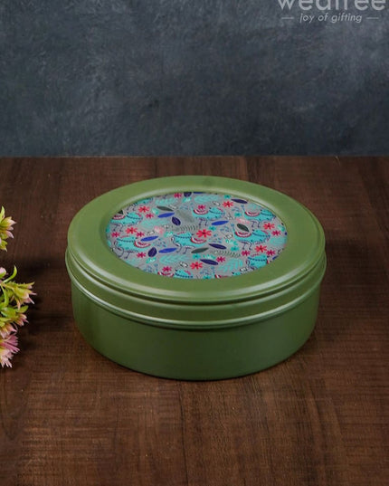Floral Design Dry Fruit Box - 7.5 Inch Wl2879 Dining Essentials