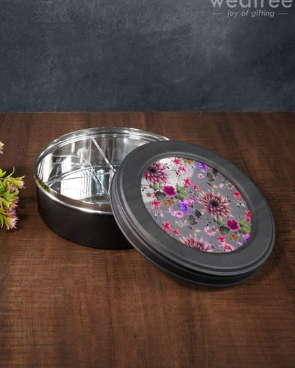 Floral Design Dry Fruit Box - 7.5 Inch Wl2879 Dining Essentials