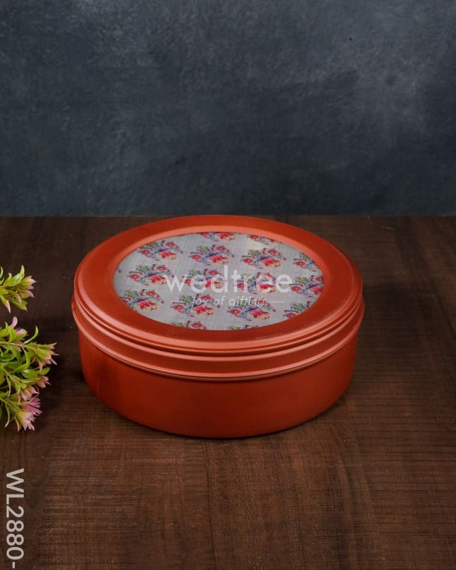 Floral Design Dry Fruit Box - 8 Inch Wl2880 1 Dining Essentials