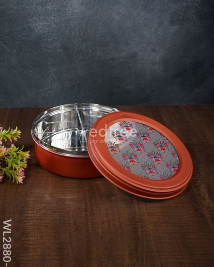 Floral Design Dry Fruit Box - 8 Inch Wl2880 Dining Essentials