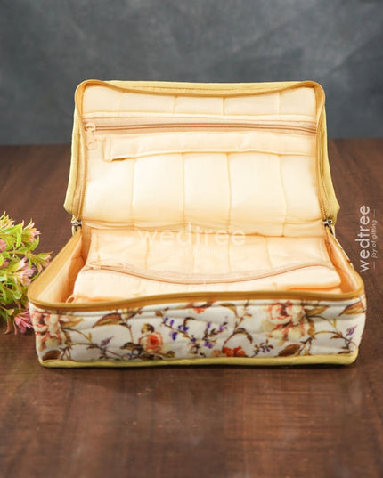 Floral Designed Jewel Pouch (9.5X6)- Wl3149 Organizers