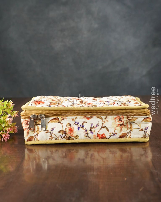 Floral Designed Jewel Pouch (9.5X6)- Wl3149 Organizers