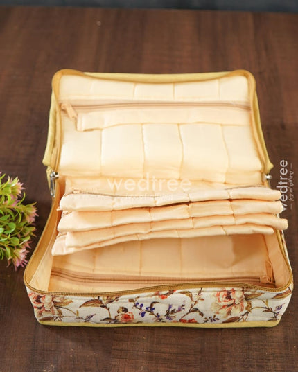 Floral Designed Jewel Pouch (9.5X6)- Wl3149 Organizers