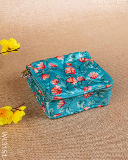 Floral Designed Jewel Pouch - WL3151-1 - Organizers
