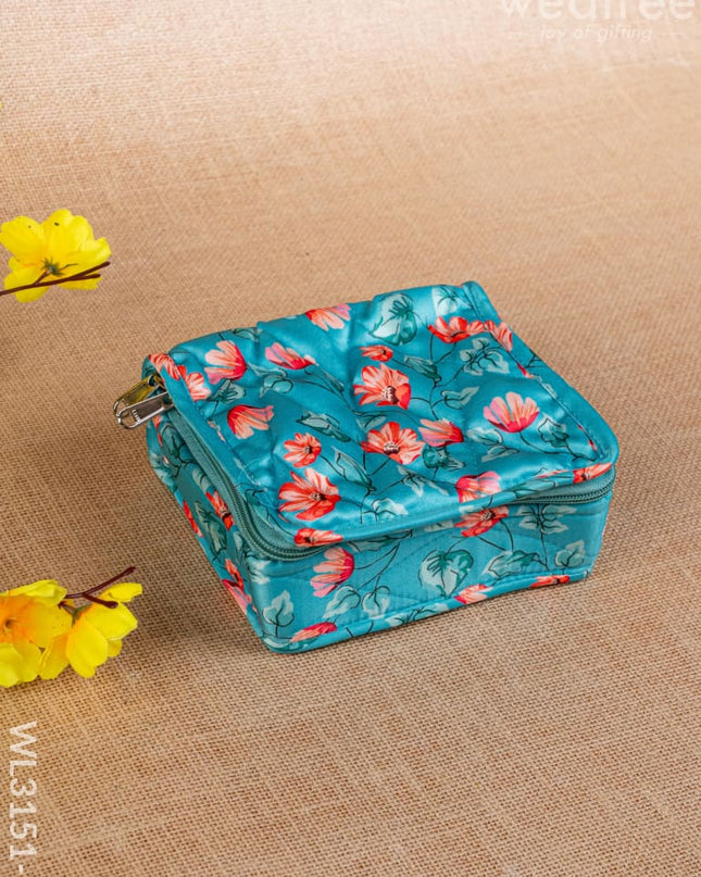 Floral Designed Jewel Pouch - WL3151-1 - Organizers