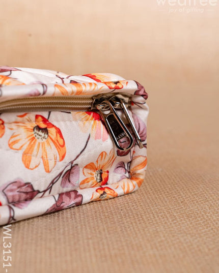 Floral Designed Jewel Pouch - WL3151-1 - Organizers