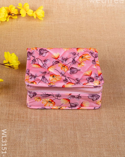 Floral Designed Jewel Pouch - WL3151-1 - Organizers