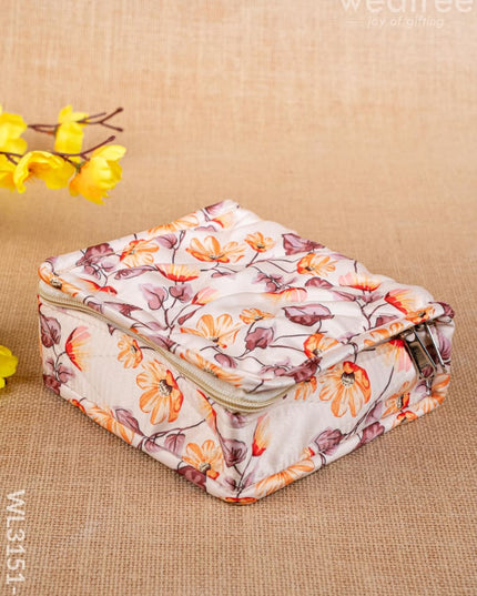 Floral Designed Jewel Pouch - WL3151-1 - Organizers