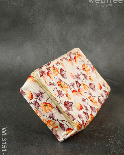 Floral Designed Jewel Pouch - WL3151-2 - Organizers