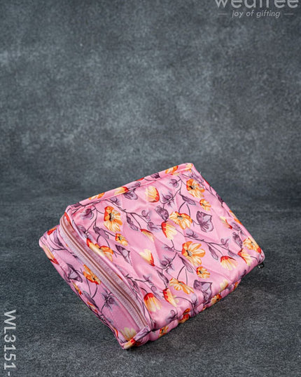 Floral Designed Jewel Pouch - WL3151-2 - Organizers