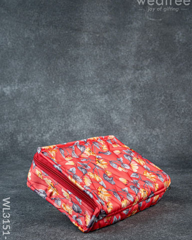 Floral Designed Jewel Pouch - WL3151-2 - Organizers