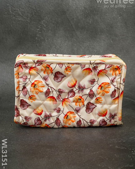 Floral Designed Jewel Pouch - WL3151-2 - Organizers