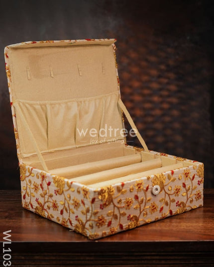 Floral Designed Jewellery Holder - (11X11) Wl1034 Organizers