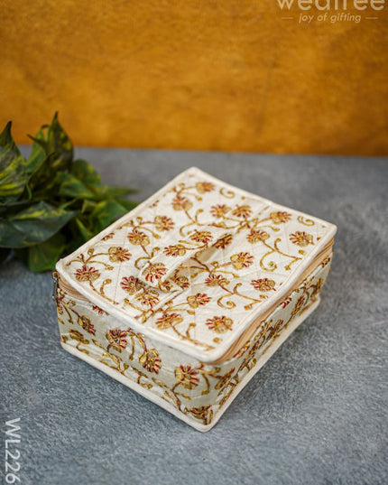 Floral Designed Jewellery Holder - Squared Wl2263 Organizers