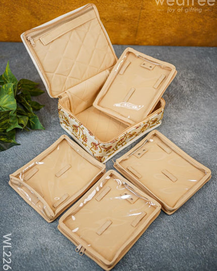 Floral Designed Jewellery Holder - Squared Wl2263 Organizers