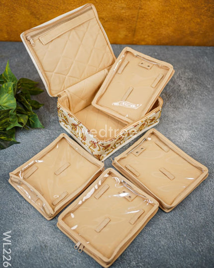 Floral Designed Jewellery Holder - Squared Wl2263 Organizers