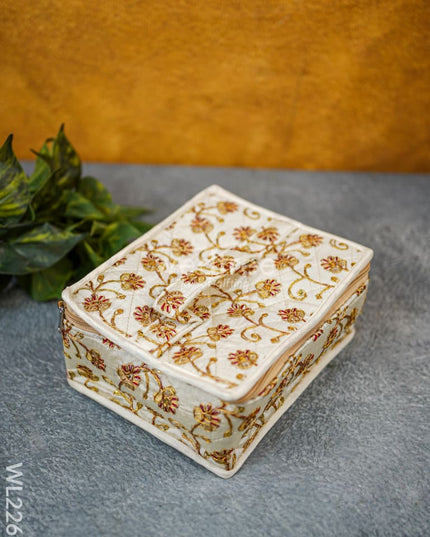 Floral Designed Jewellery Holder - Squared Wl2263 Organizers