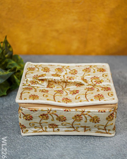 Floral Designed Jewellery Holder - Squared Wl2263 Organizers