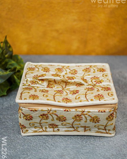 Floral Designed Jewellery Holder - Squared Wl2263 Organizers