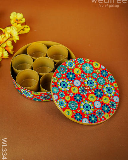 Floral Designed Multipurpose Storage Box - Wl3346 Dining Essentials