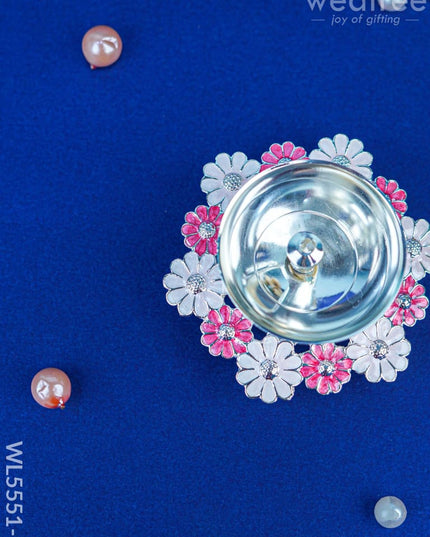 Floral Diya - Pink - WL5551-1 - EPNS Gifts