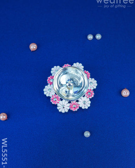 Floral Diya - Pink - WL5551-1 - EPNS Gifts