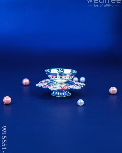Floral Diya - Pink - WL5551-1 - EPNS Gifts