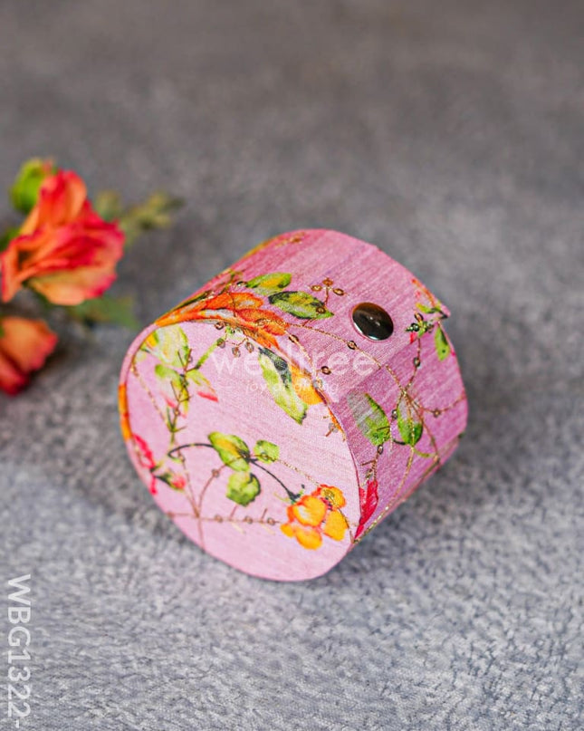 Floral Embroidery Bangle Box - Wbg1322 Jewellery Holders