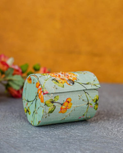 Floral Embroidery Bangle Box - Wbg1322 Jewellery Holders