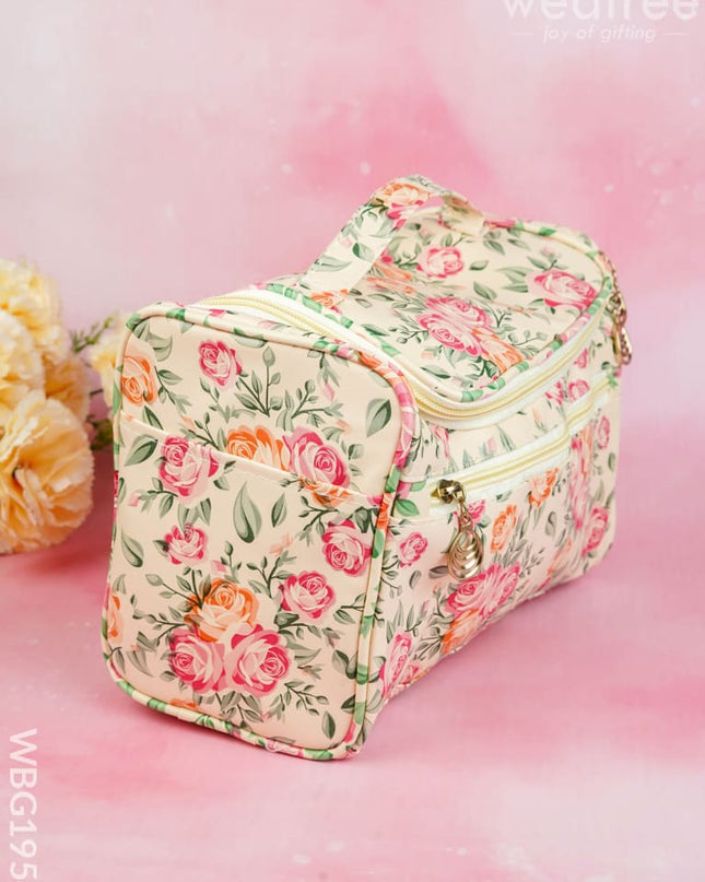 Floral Print Travel Pouch - WBG1954 - Jewellery Holders RG