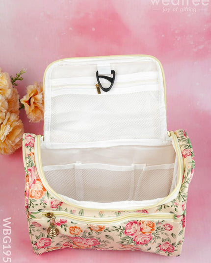 Floral Print Travel Pouch - WBG1954 - Jewellery Holders RG