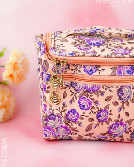 Floral Print Travel Pouch - WBG1954 - Jewellery Holders RG