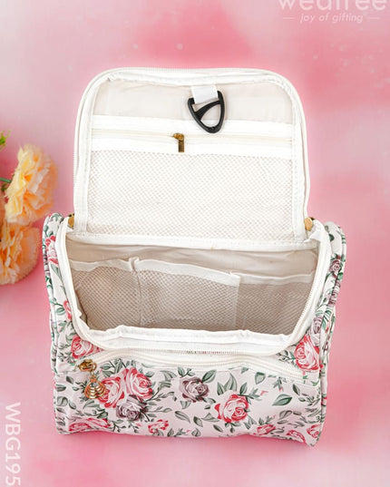 Floral Print Travel Pouch - WBG1954 - Jewellery Holders RG