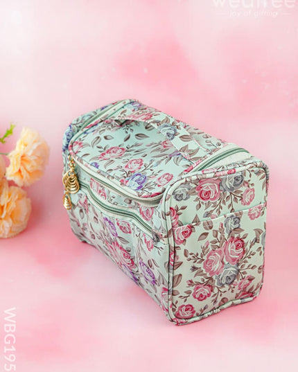 Floral Print Travel Pouch - WBG1954 - Jewellery Holders RG