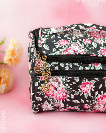 Floral Print Travel Pouch - WBG1954 - Jewellery Holders RG
