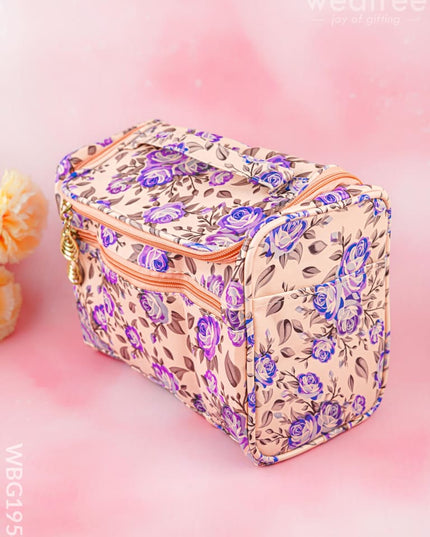 Floral Print Travel Pouch - WBG1954 - Jewellery Holders RG