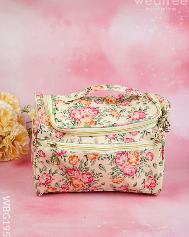 Floral Print Travel Pouch - WBG1954 - Jewellery Holders RG