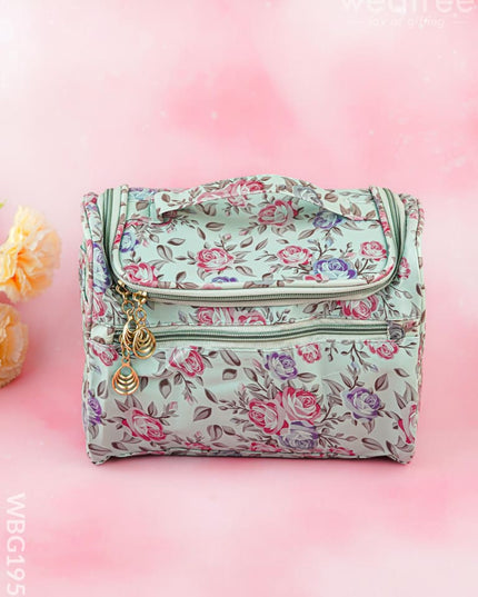Floral Print Travel Pouch - WBG1954 - Jewellery Holders RG