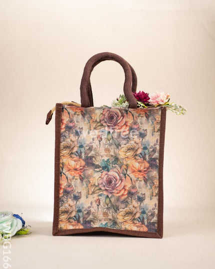 Printed Jute Bag - WBG1665 Jute Bags