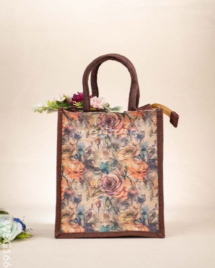 Printed Jute Bag - WBG1665 Jute Bags