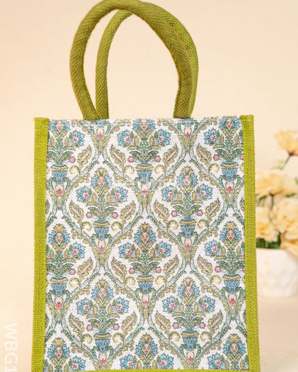 Printed Jute Bag - WBG1682 Jute Bags
