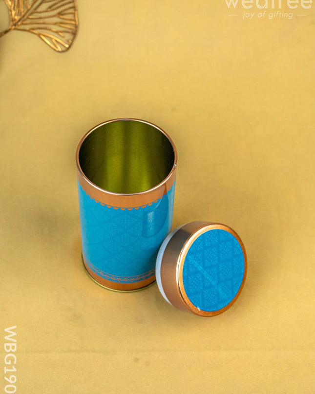 Floral Printed Tin Jar - WBG1901 - Tin Jars & Boxes RG