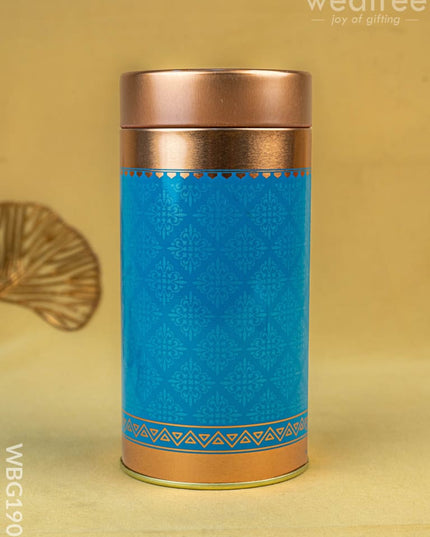 Floral Printed Tin Jar - WBG1901 - Tin Jars & Boxes RG