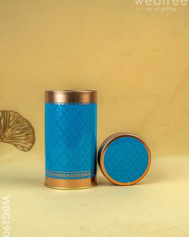 Floral Printed Tin Jar - WBG1901 - Tin Jars & Boxes RG