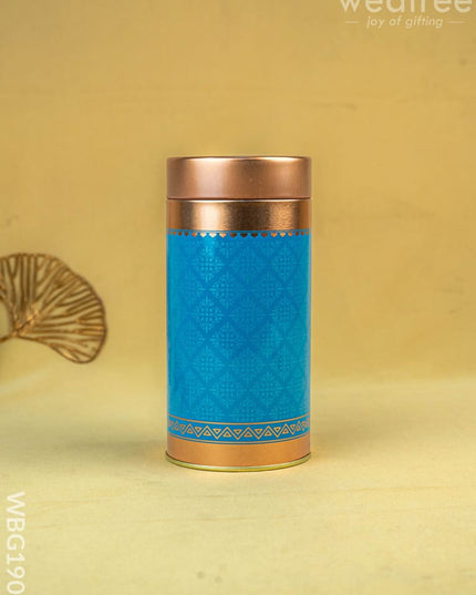 Floral Printed Tin Jar - WBG1901 - Tin Jars & Boxes RG