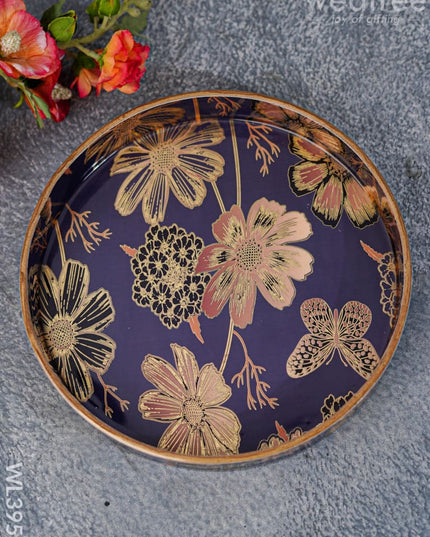 Digital Printed Round Tray - Wl3952 Wooden Trays