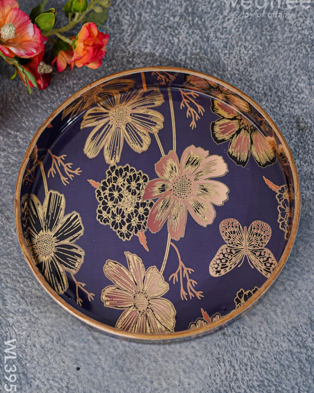 Digital Printed Round Tray - Wl3952 Wooden Trays