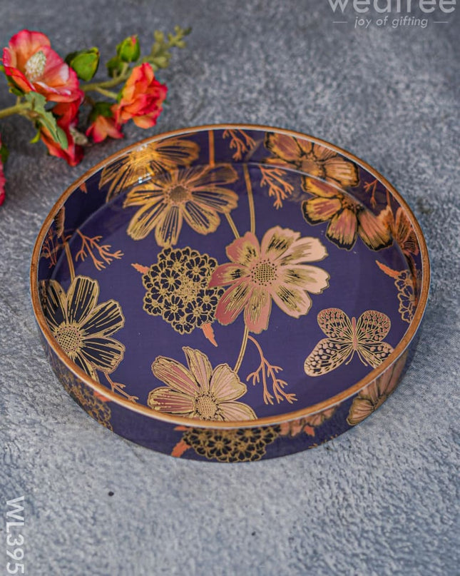 Digital Printed Round Tray - Wl3952 Wooden Trays