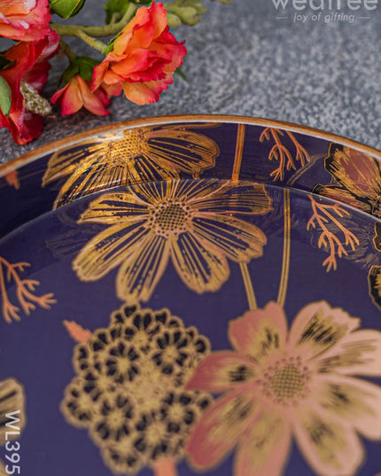 Digital Printed Round Tray - Wl3952 Wooden Trays